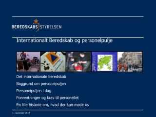 Internationalt Beredskab og personelpulje