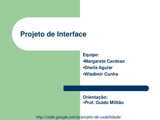 Projeto de Interface