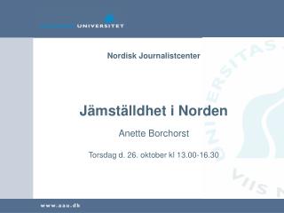 Nordisk Journalistcenter