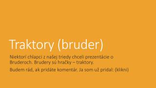 Traktory (bruder)