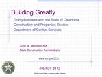 Building Greatly