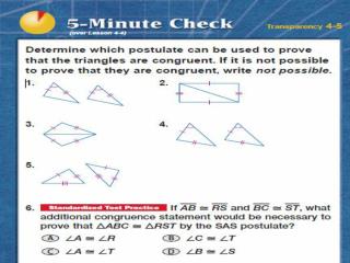 Isosceles Triangles