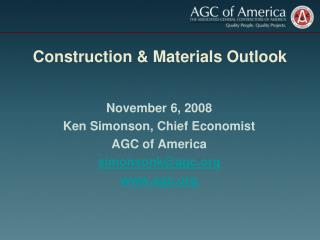 Construction &amp; Materials Outlook