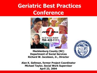 Geriatric Best Practices Conference