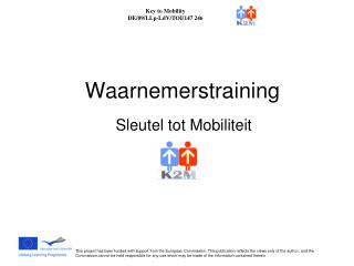 Waarnemerstraining