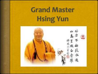 Grand Master Hsing Yun