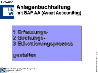 Anlagenbuchhaltung mit SAP AA (Asset Accounting)