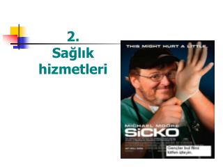 2. Sağlık hizmetleri