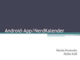 Android-App/ NerdKalender
