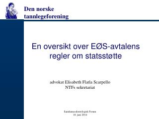 En oversikt over EØS-avtalens regler om statsstøtte