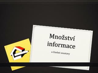 Množství informace