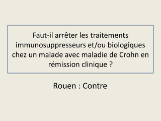 Rouen : Contre