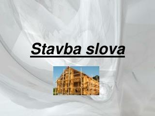 Stavba slova