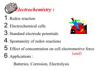 Electrochemistry :