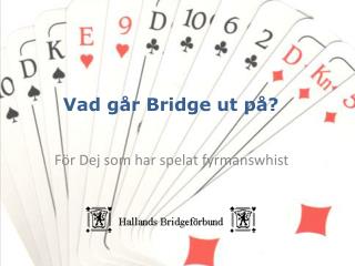 Vad går Bridge ut på?