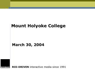 Mount Holyoke College