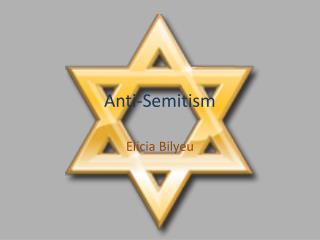 Anti-Semitism