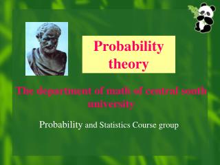 Probability theory