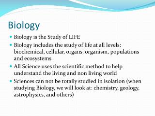 Biology