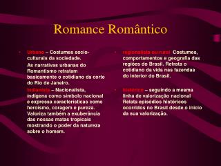 Romance Romântico