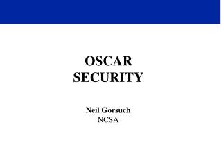 OSCAR SECURITY