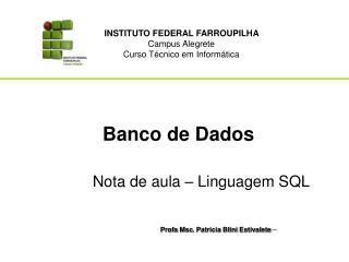 Banco de Dados