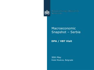 Macroeconomic Snapshot – Serbia