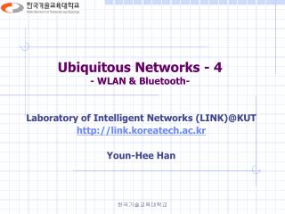 Ubiquitous Networks - 4 - WLAN &amp; Bluetooth-