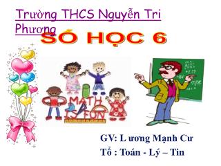 SỐ HỌC 6