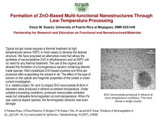 Partnership for Research and Education on Functional and Nanostructured Materials