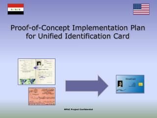 Proof-of-Concept Implementation Plan for Unified Identification Card