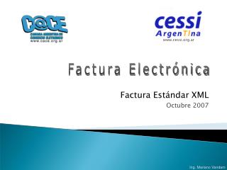 Factura Estándar XML Octubre 2007