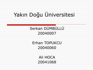 Yakın Doğu Üniversitesi