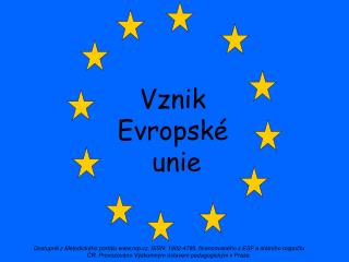 Vznik Evropské unie