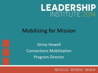 Mobilizing for Mission