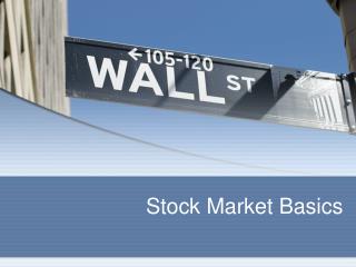 Stock Market Basics