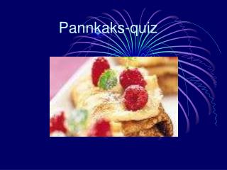 Pannkaks-quiz