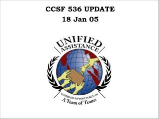 CCSF 536 UPDATE 18 Jan 05