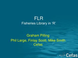 FLR Fisheries Library in ‘R’