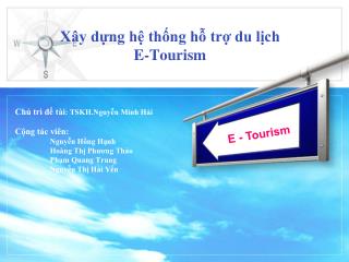 Xây dựng hệ thống hỗ trợ du lịch E-Tourism
