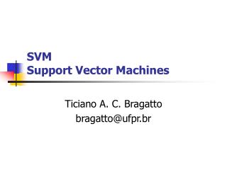 SVM Support Vector Machines