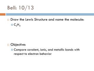Bell: 10/13