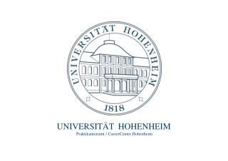 Praktikantenamt / CareerCenter Hohenheim