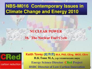 NBS-M016 Contemporary Issues in Climate Change and Energy 2010