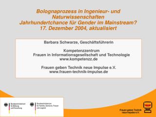 Frauen geben Technik neue Impulse e.V.
