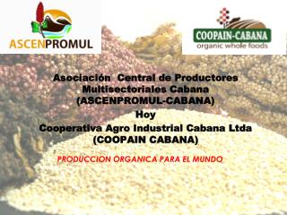 PRODUCCION ORGANICA PARA EL MUNDO