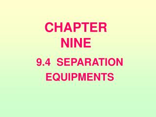 CHAPTER NINE