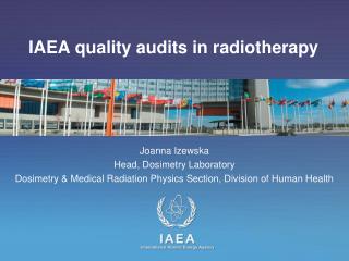 IAEA quality audits in radiotherapy
