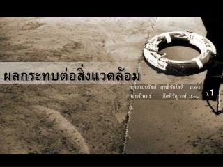ผลกระทบต่อสิ่งแวดล้อม