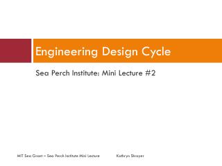 Engineering Design Cycle